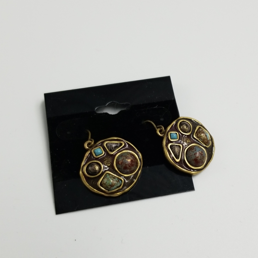 Multi-Stone Dangle Earrings